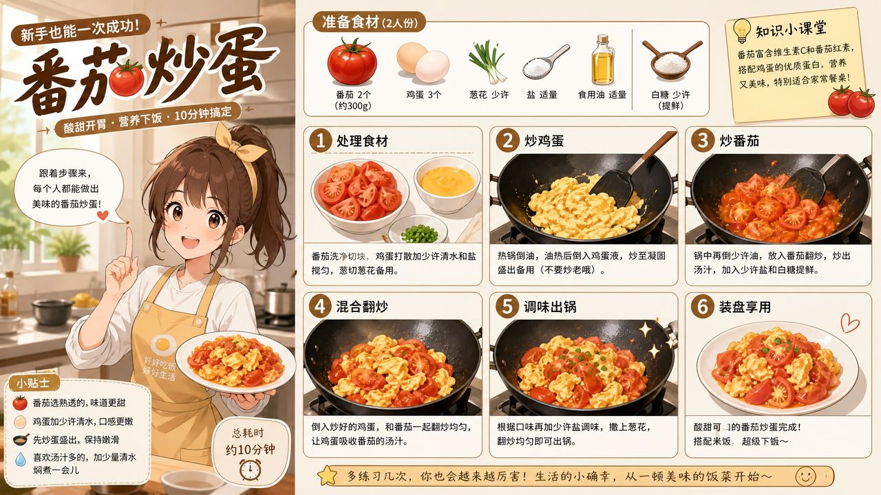 猎奇美食动漫教程·家常菜动漫演示